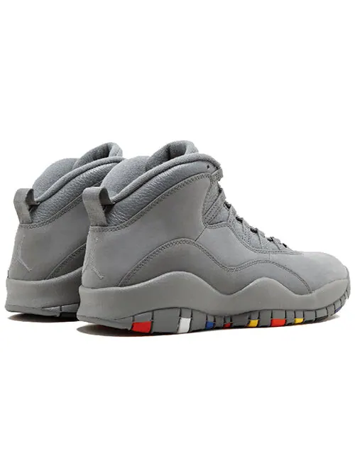 Кроссовки 10 ретро Air Jordan — изображение 4 из 4, серый