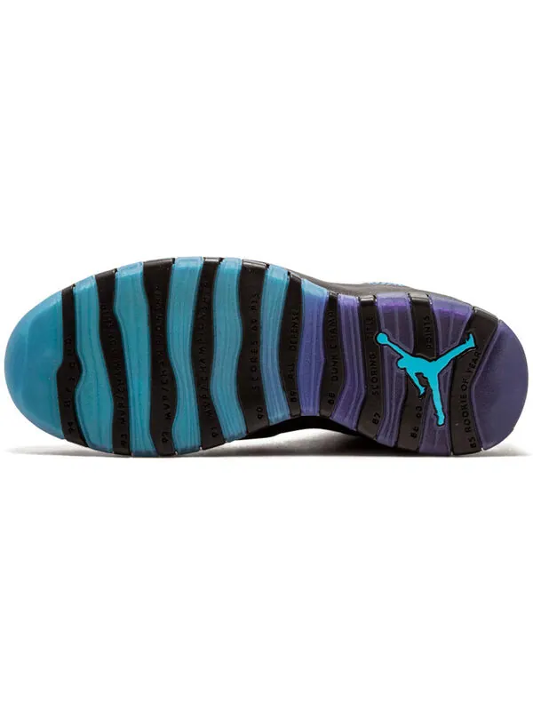 Кроссовки 10 ретро Air Jordan — изображение 4 из 4, черный/синий-фиолетовый