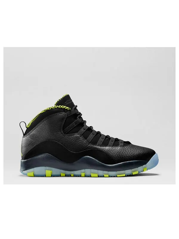 Кроссовки 10 ретро Air Jordan — изображение 1 из 4, черный/зеленый