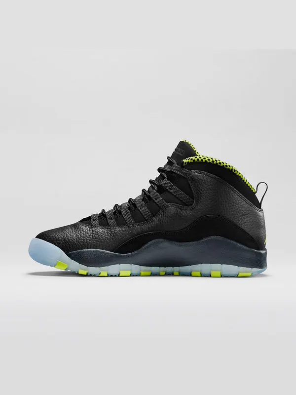 Кроссовки 10 ретро Air Jordan — изображение 2 из 4, черный/зеленый