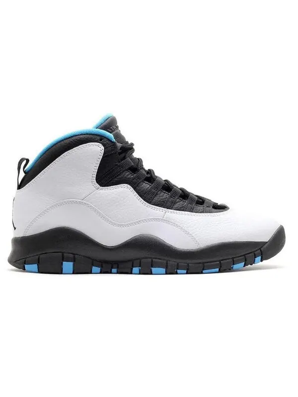 Кроссовки 10 ретро Air Jordan — изображение 2 из 4, белый/синий-черный