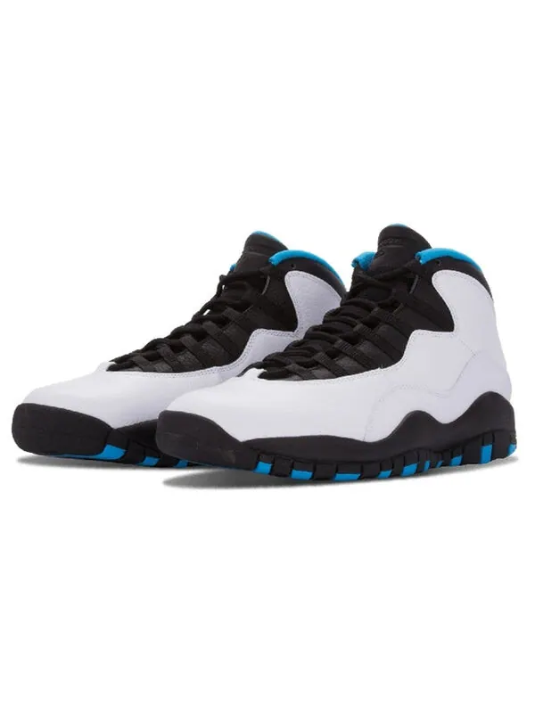 Кроссовки 10 ретро Air Jordan — изображение 3 из 4, белый/синий-черный