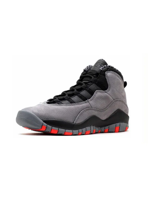 Кроссовки 10 ретро Air Jordan — изображение 2 из 4, серый/-черный