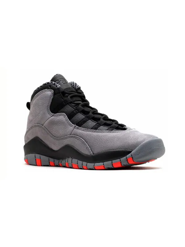 Кроссовки 10 ретро Air Jordan — изображение 3 из 4, серый/-черный