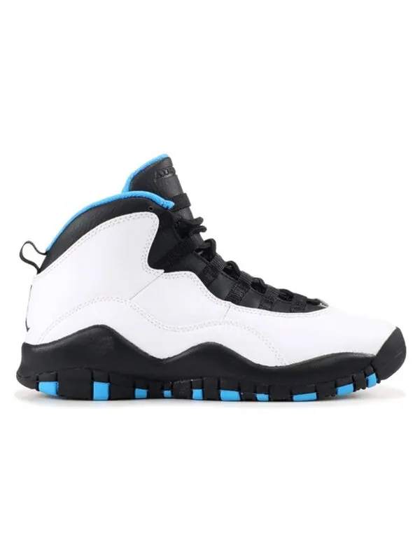 Кроссовки 10 ретро Air Jordan — изображение 2 из 4, белый/синий-черный