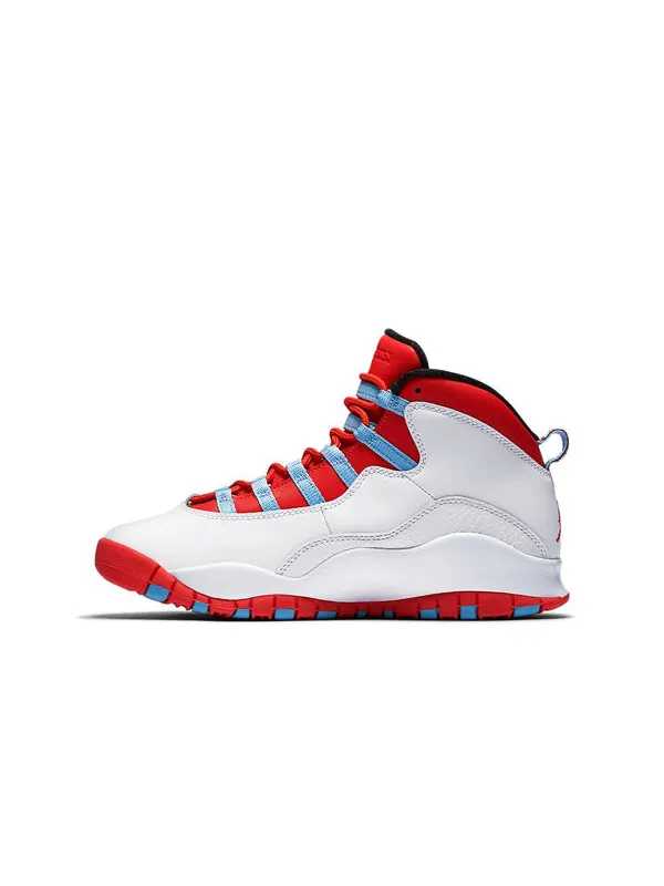 Кроссовки 10 ретро Air Jordan — изображение 2 из 4, белый/синий-черный