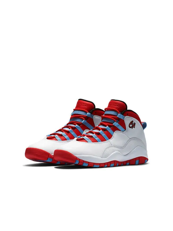 Кроссовки 10 ретро Air Jordan — изображение 3 из 4, белый/синий-черный