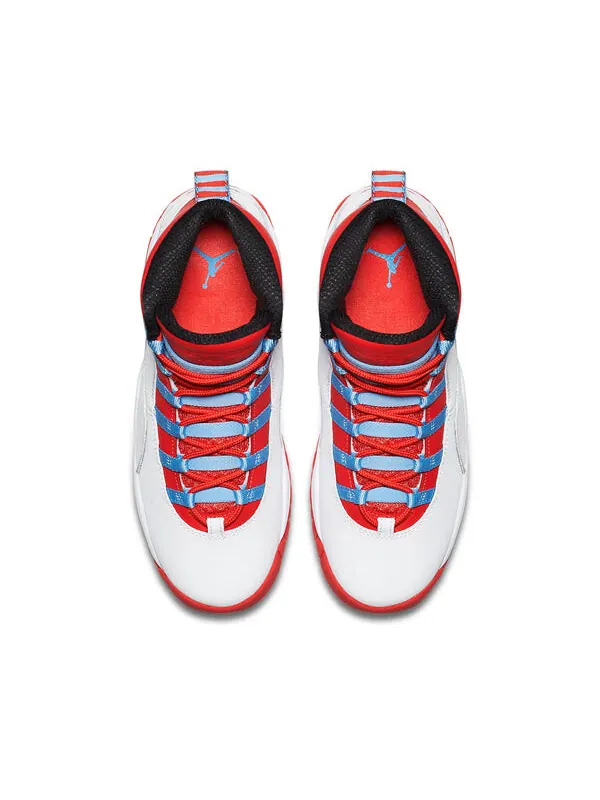 Кроссовки 10 ретро Air Jordan — изображение 4 из 4, белый/синий-черный