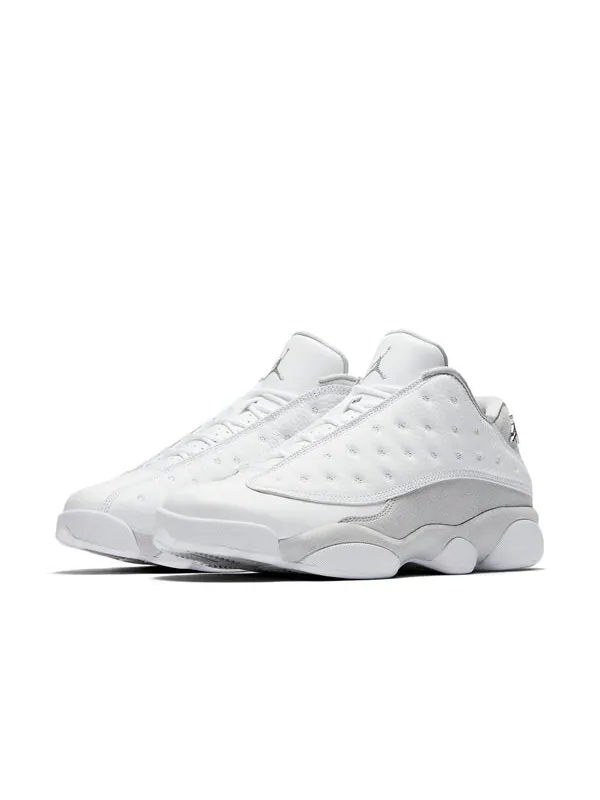 Кроссовки 13 retro low 'pure money' Air Jordan — изображение 3 из 4, белый/металлик