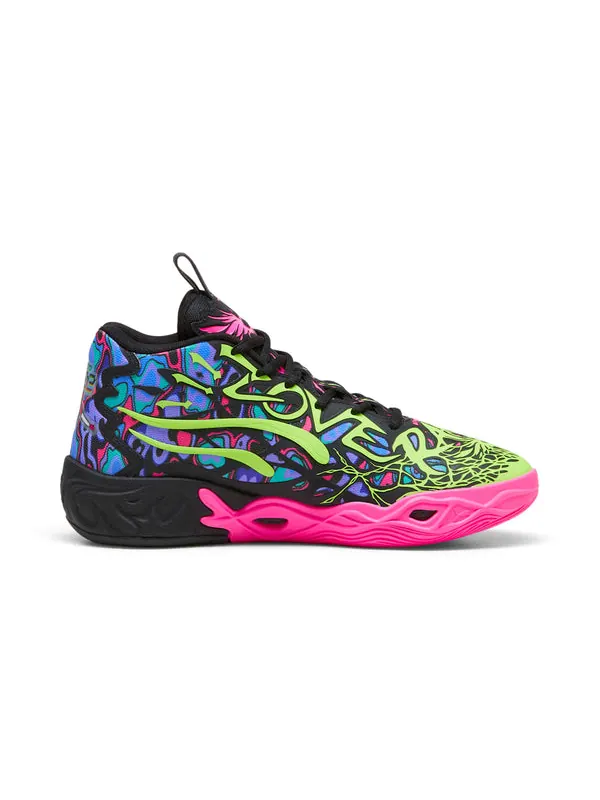 Кроссовки mb.04 'heem' Puma — изображение 2 из 4, черный/розовый-зеленый