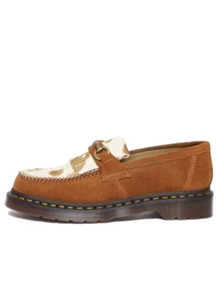 Лоферы Dr. Martens Adrian Snaffle Hair-On Cow Print Kiltie — изображение 1 из 4, коричневый