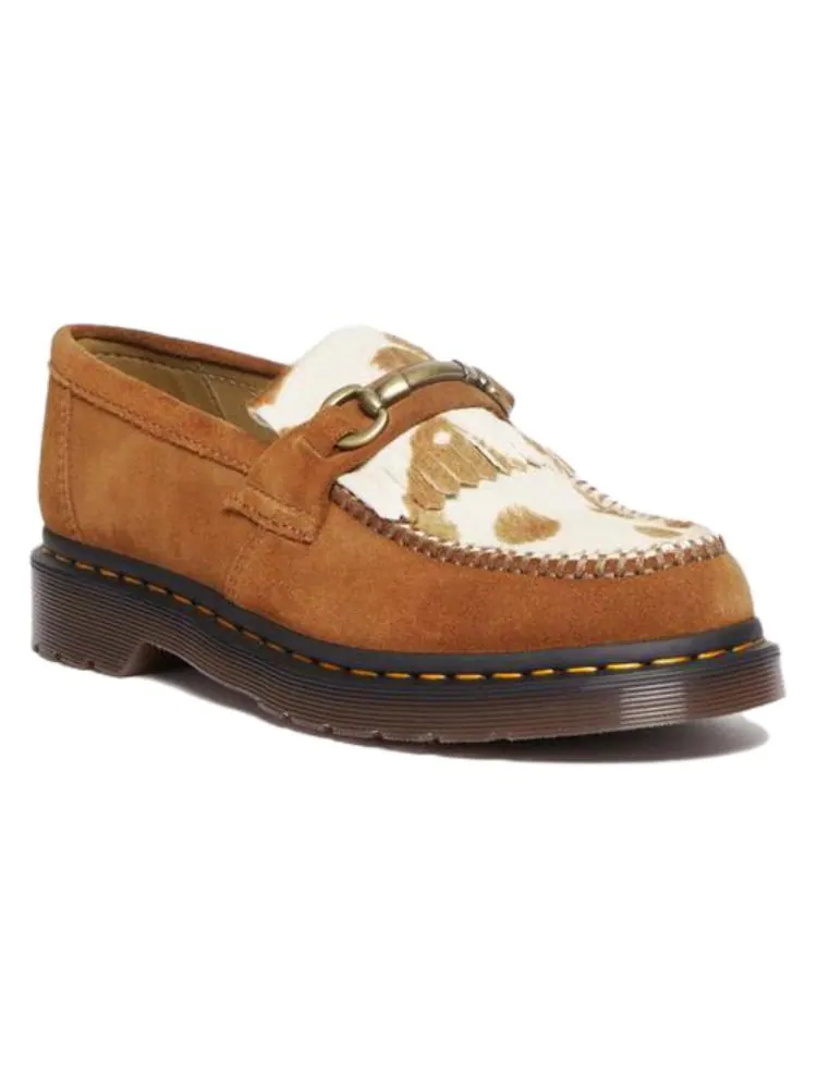 Лоферы Dr. Martens Adrian Snaffle Hair-On Cow Print Kiltie — изображение 3 из 4, коричневый