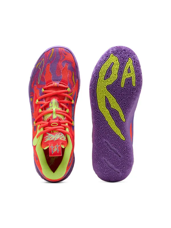 Кроссовки mb.03 lo 'lava' Puma — изображение 4 из 4, фиолетовый/красный