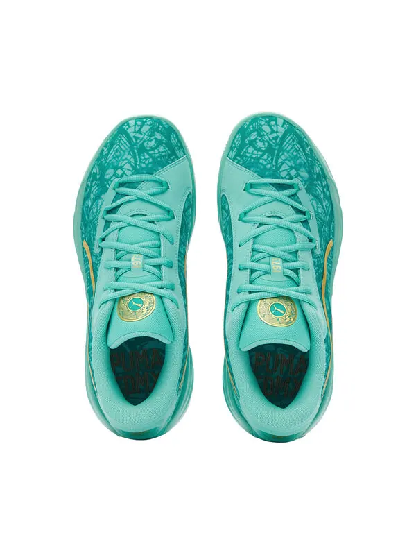 Кроссовки all-pro nitro 'mexico' Puma — изображение 3 из 4, зеленый