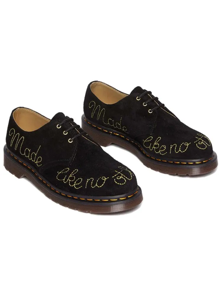 Ботинки Dr. Martens 1461 Desert Oasis замшевые — изображение 3 из 4, черный/коричневый