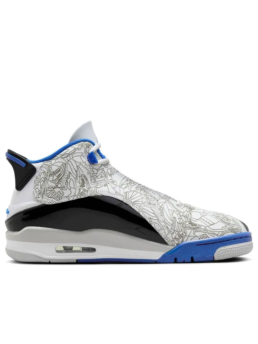 Кроссовки Air Jordan Dub Zero 'White Game Royal' — изображение 2 из 6, белый
