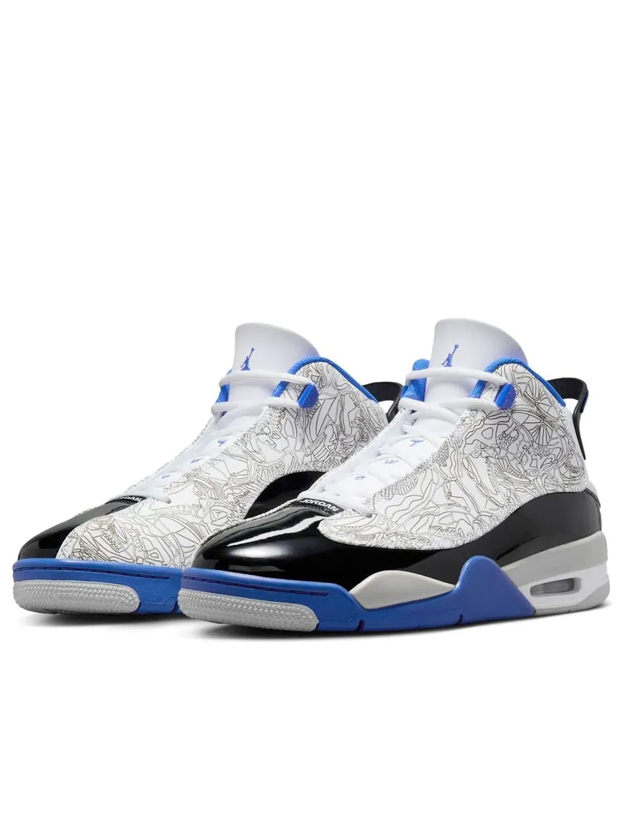 Кроссовки Air Jordan Dub Zero 'White Game Royal' — изображение 3 из 6, белый
