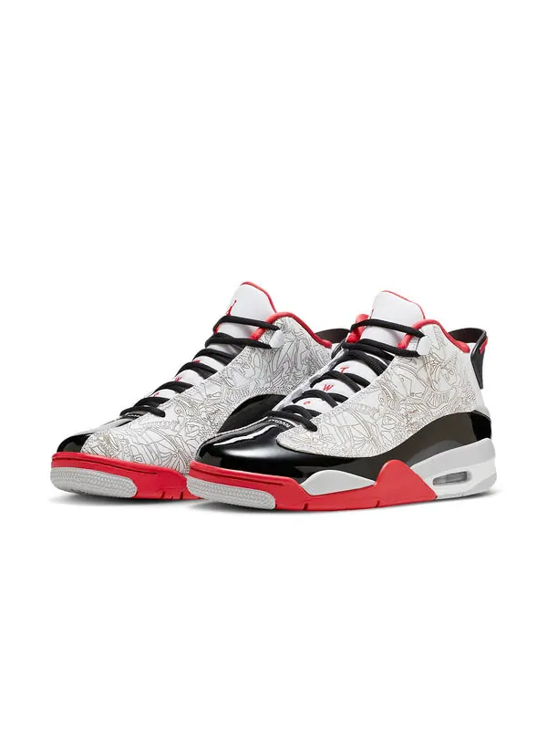 Кроссовки dub zero Air Jordan — изображение 3 из 4, белый/черный/красный