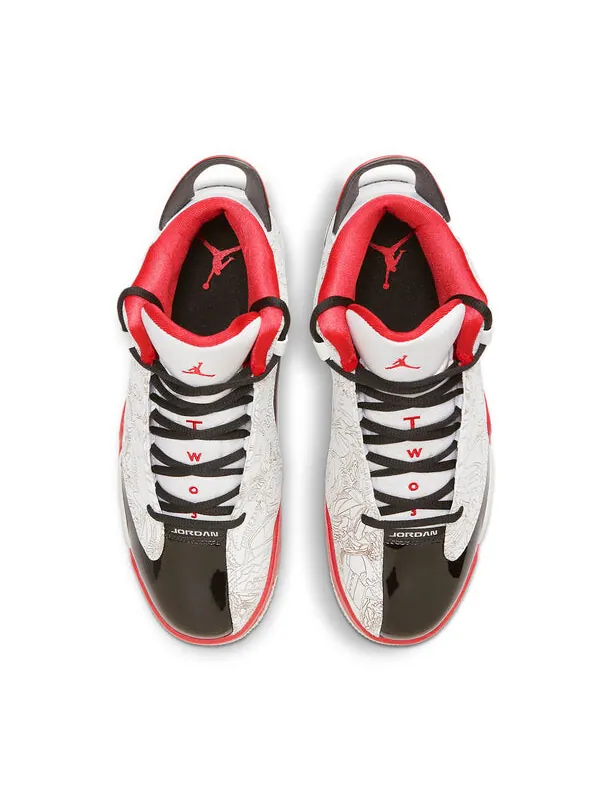 Кроссовки dub zero Air Jordan — изображение 4 из 4, белый/черный/красный