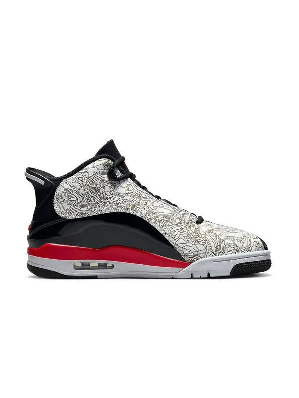 Кроссовки dub zero Air Jordan — изображение 2 из 4, белый/черный/красный