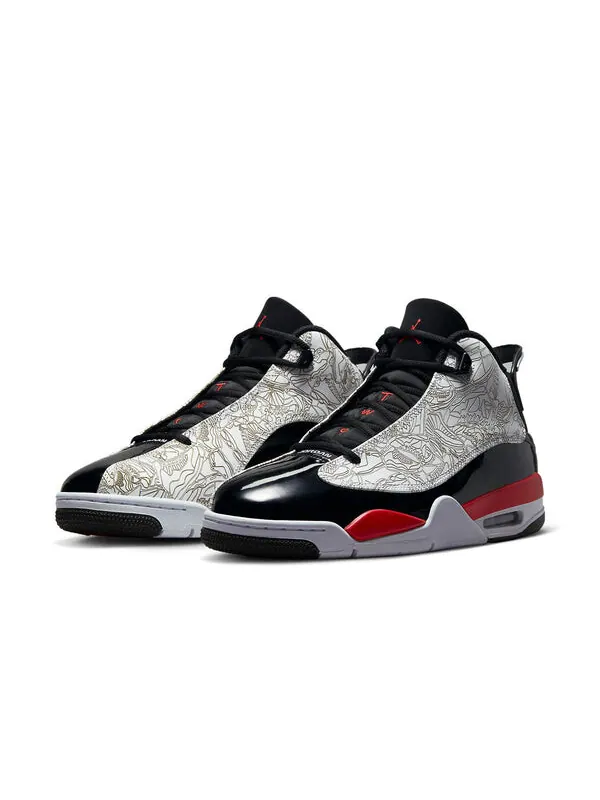 Кроссовки dub zero Air Jordan — изображение 3 из 4, белый/черный/красный