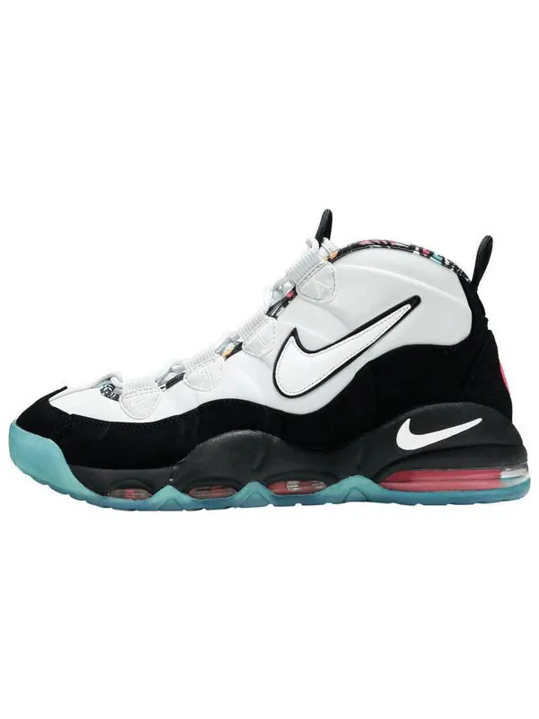 Кроссовки air max uptempo Nike — изображение 2 из 2, черный/белый-розовый