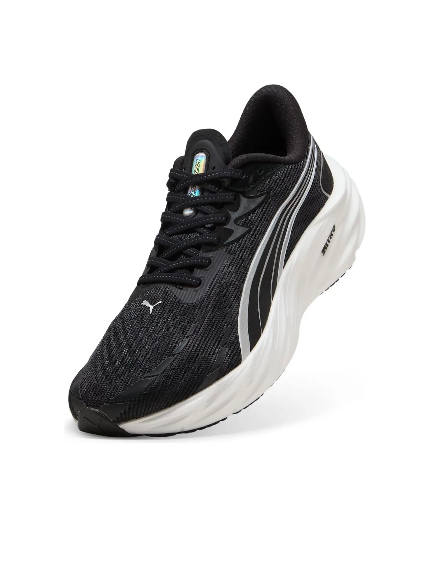 Кроссовки PUMA Velocity Nitro 4 'Black Silver' — изображение 3 из 6, черный