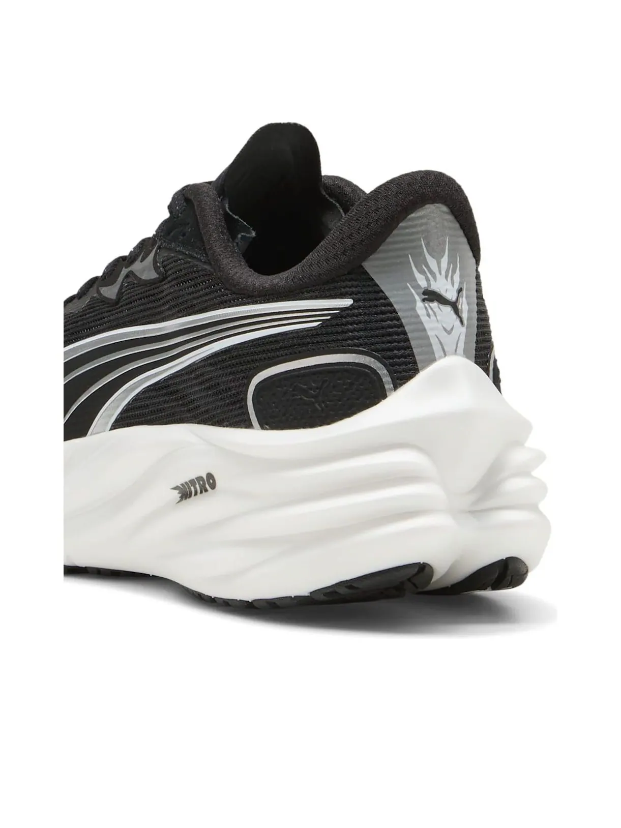 Кроссовки PUMA Velocity Nitro 4 'Black Silver' — изображение 4 из 6, черный
