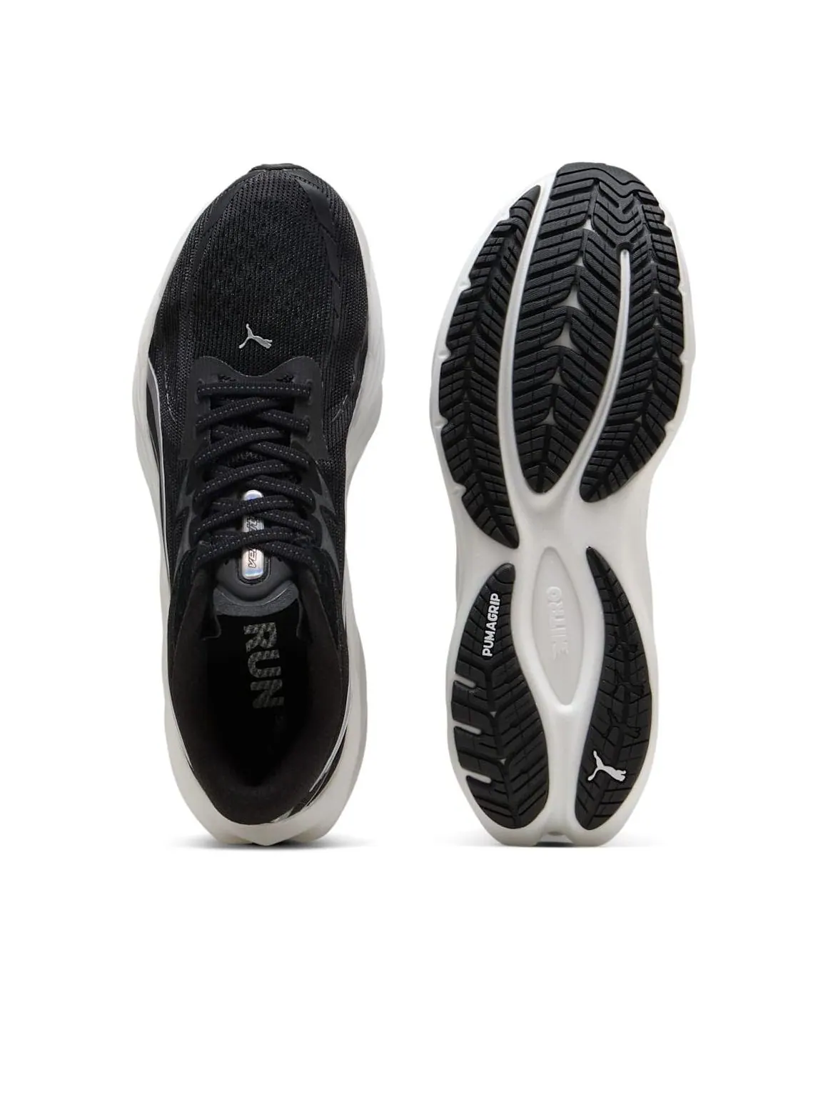 Кроссовки PUMA Velocity Nitro 4 'Black Silver' — изображение 5 из 6, черный