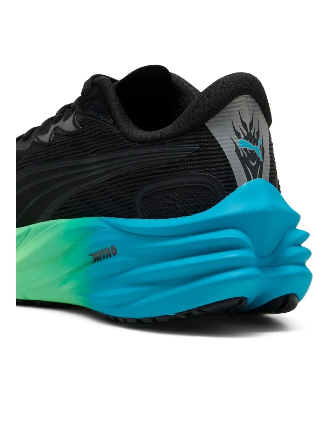 Кроссовки PUMA Velocity Nitro 4 'Puma Black Speed Blue' — изображение 4 из 6, черный