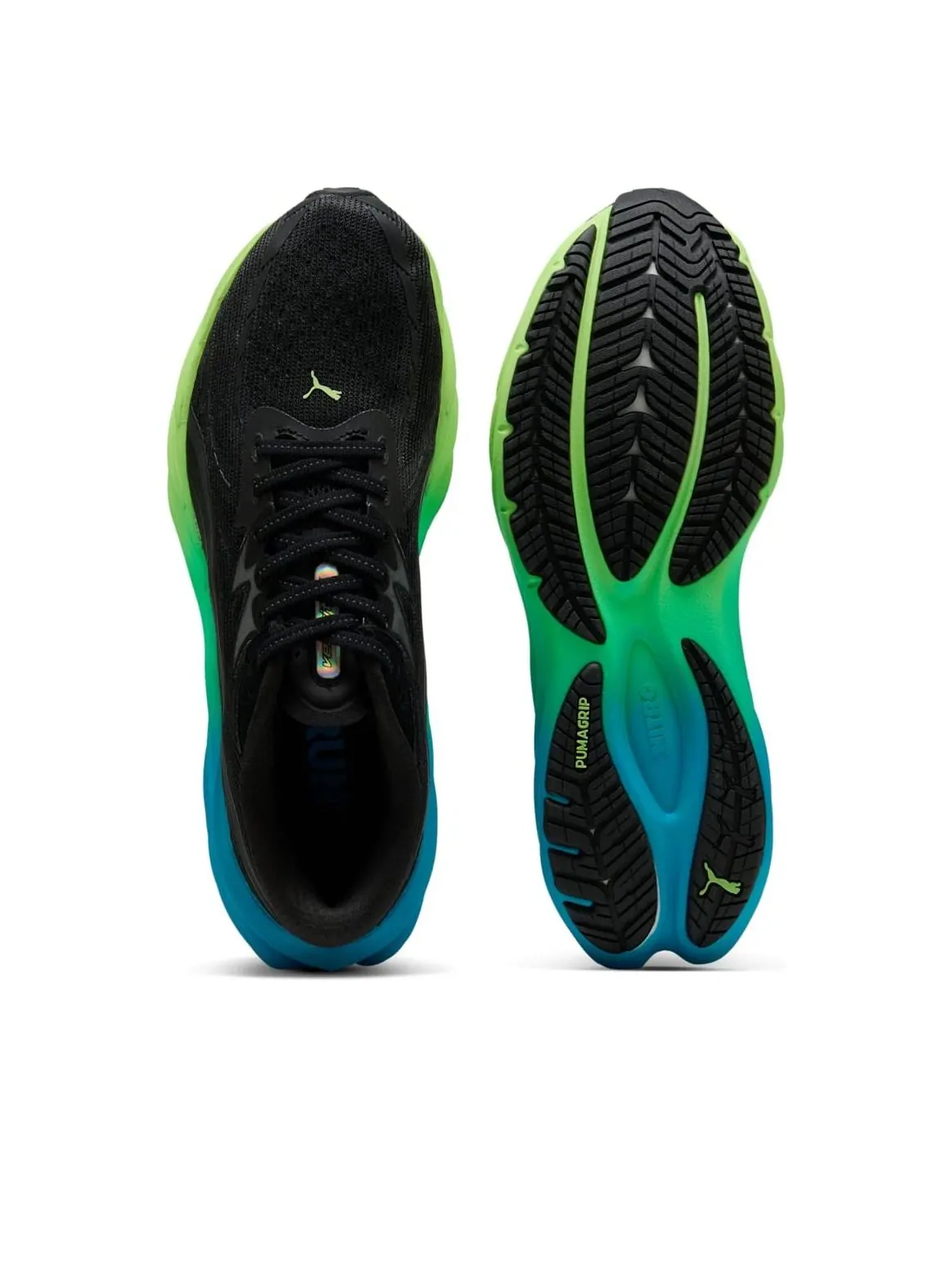 Кроссовки Puma Velocity Nitro 4 'Puma Black Speed Blue' — изображение 3 из 6, черный/синий