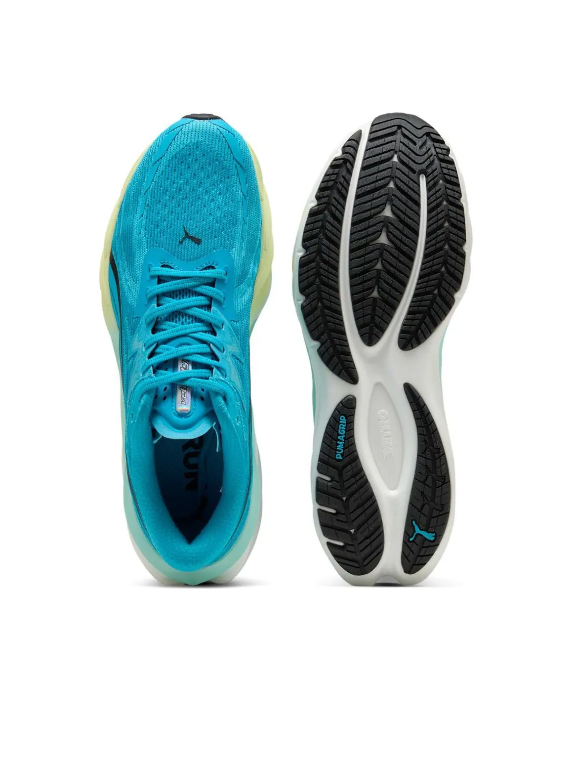 Кроссовки PUMA Velocity Nitro 4 'Speed Blue Gold Moon' — изображение 3 из 6, синий