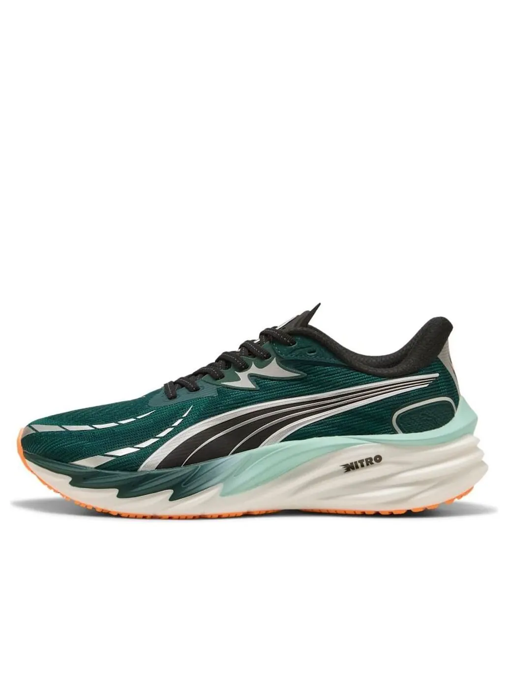 Кроссовки PUMA Velocity Nitro 4 'Green Terrain Heat Fire' — изображение 1 из 6, зеленый