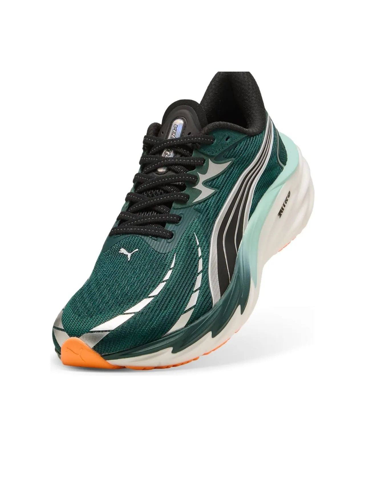 Кроссовки PUMA Velocity Nitro 4 'Green Terrain Heat Fire' — изображение 3 из 6, зеленый