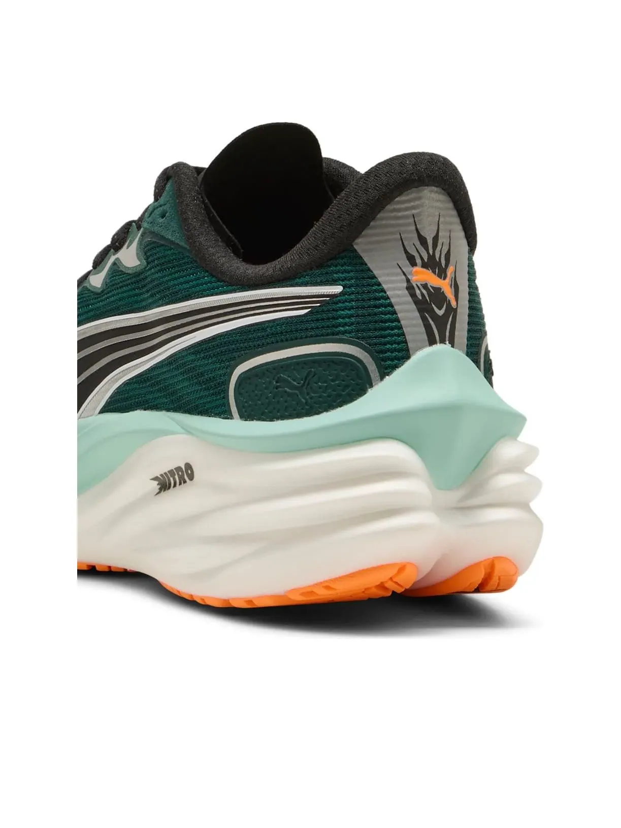 Кроссовки PUMA Velocity Nitro 4 'Green Terrain Heat Fire' — изображение 4 из 6, зеленый