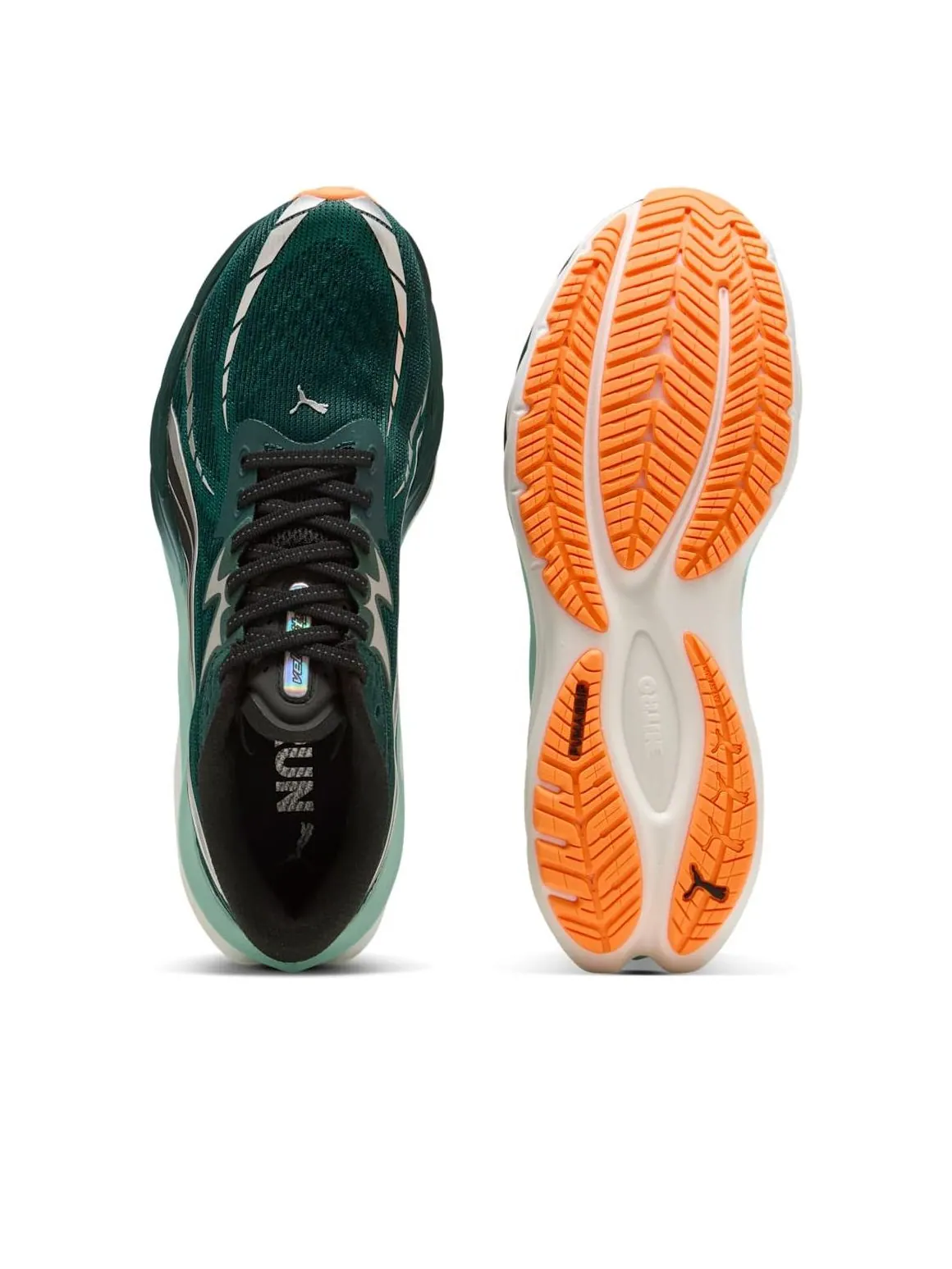 Кроссовки PUMA Velocity Nitro 4 'Green Terrain Heat Fire' — изображение 5 из 6, зеленый