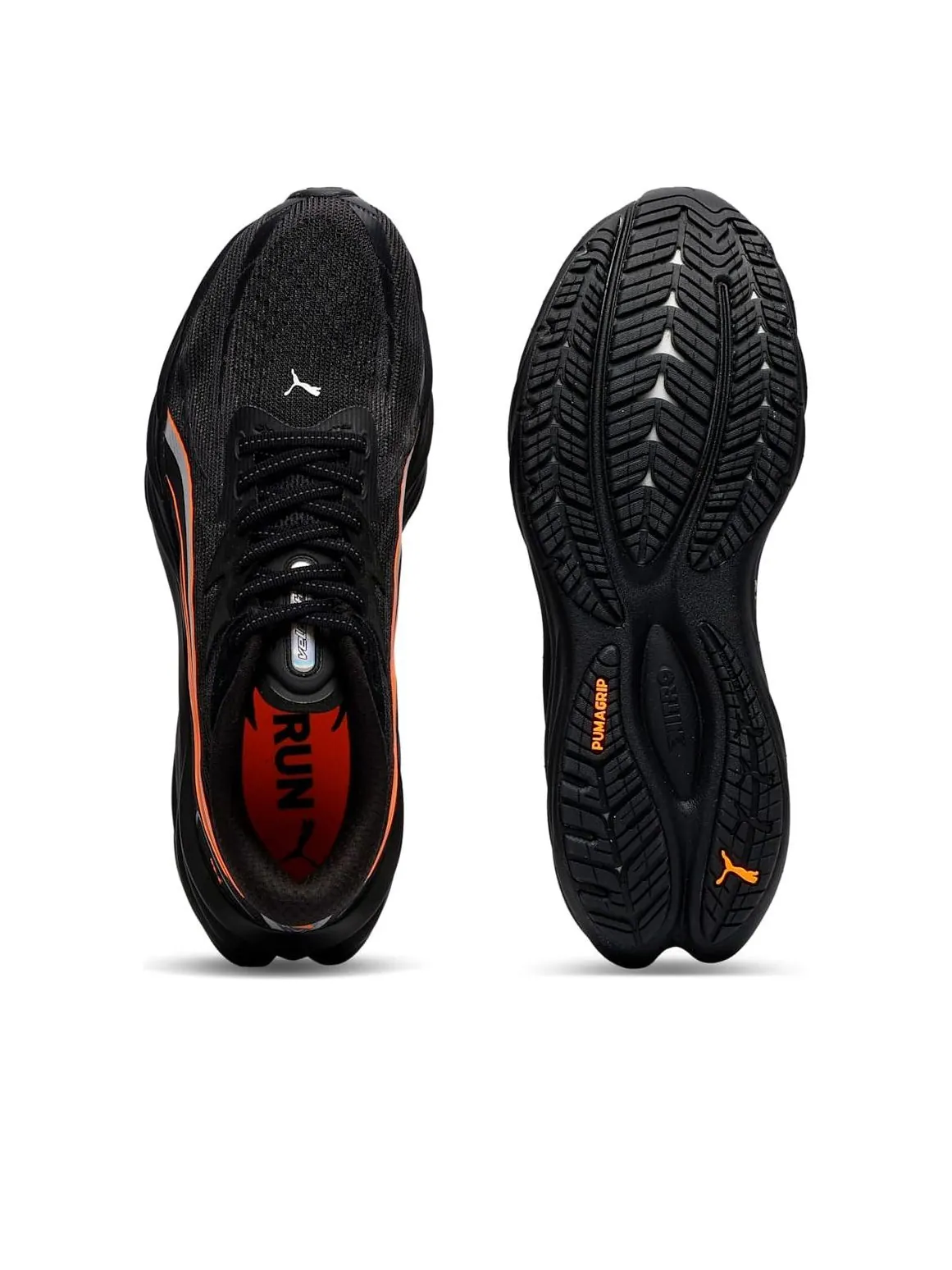 Кроссовки PUMA Velocity Nitro 4 'Puma Black Heat Fire' — изображение 3 из 6, черный
