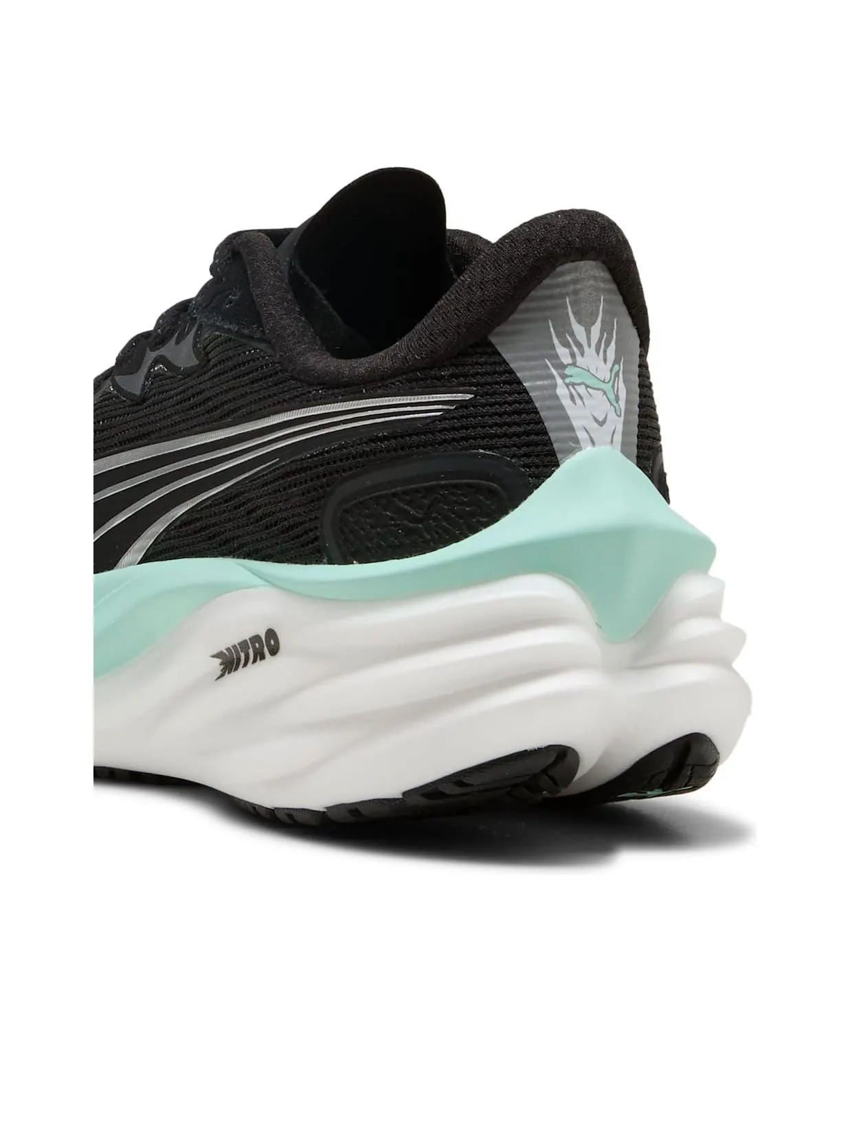 Кроссовки (WMNS) PUMA Velocity Nitro 4 'Black Mint Blue' — изображение 4 из 6, черный