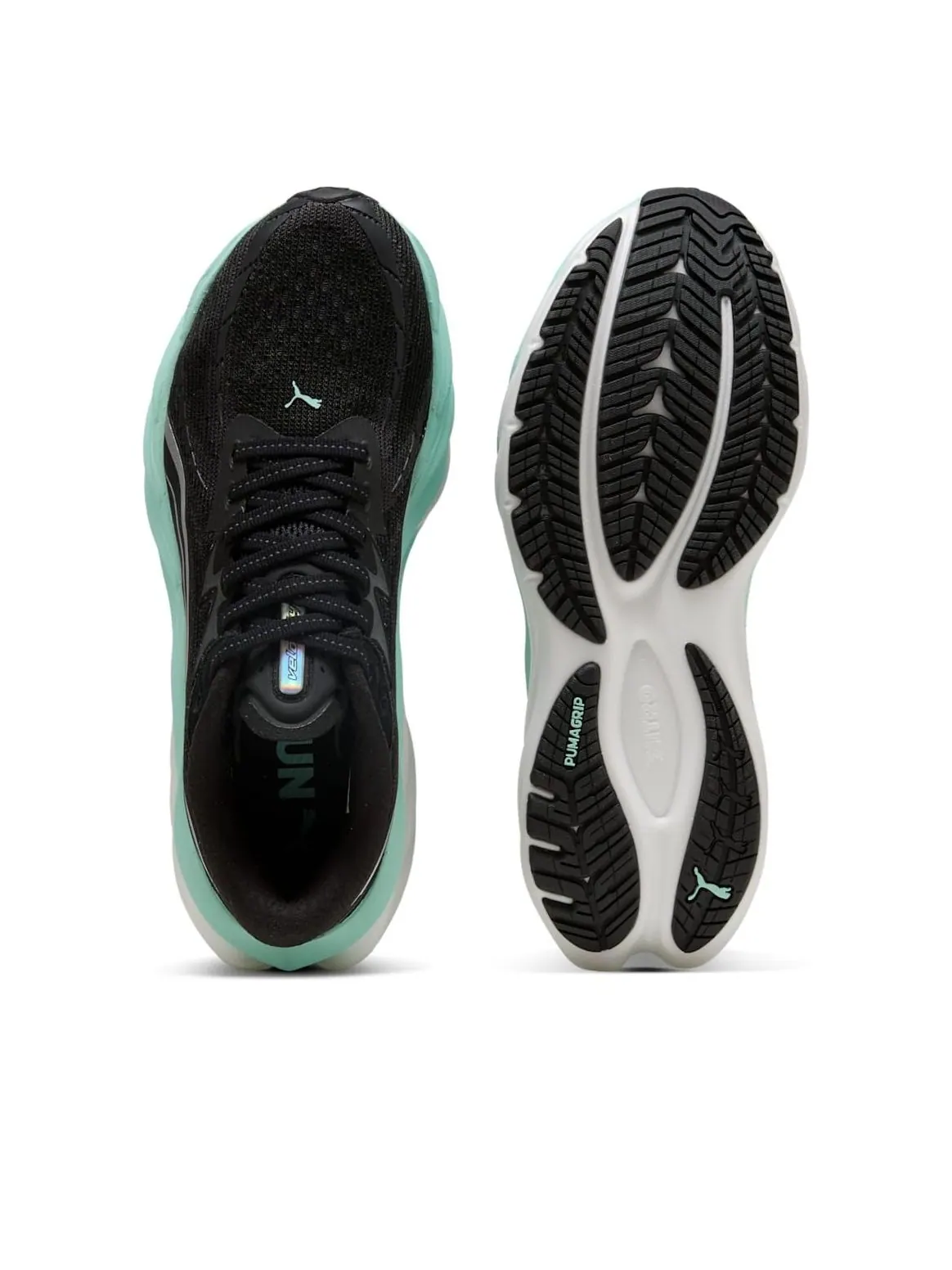 Кроссовки (WMNS) PUMA Velocity Nitro 4 'Black Mint Blue' — изображение 5 из 6, черный