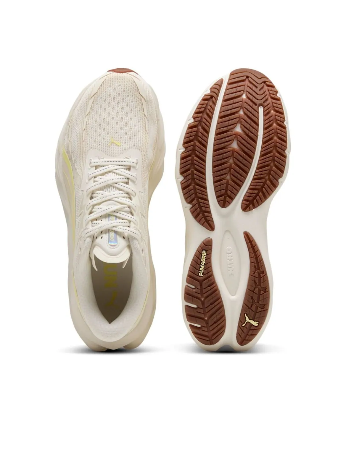 Кроссовки (WMNS) PUMA Velocity Nitro 4 'Warm White Gold' — изображение 5 из 6, белый