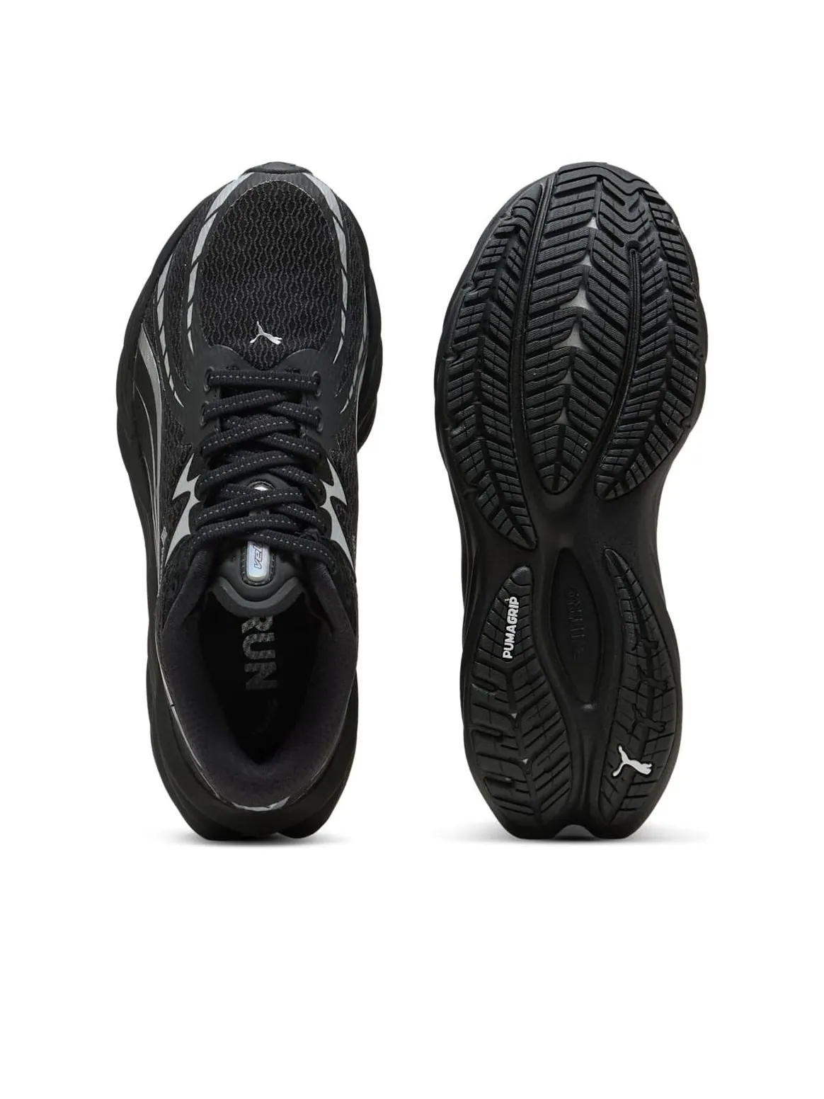 Кроссовки (WMNS) PUMA Velocity Nitro 4 Gore-Tex 'Black Silver' — изображение 3 из 6, черный