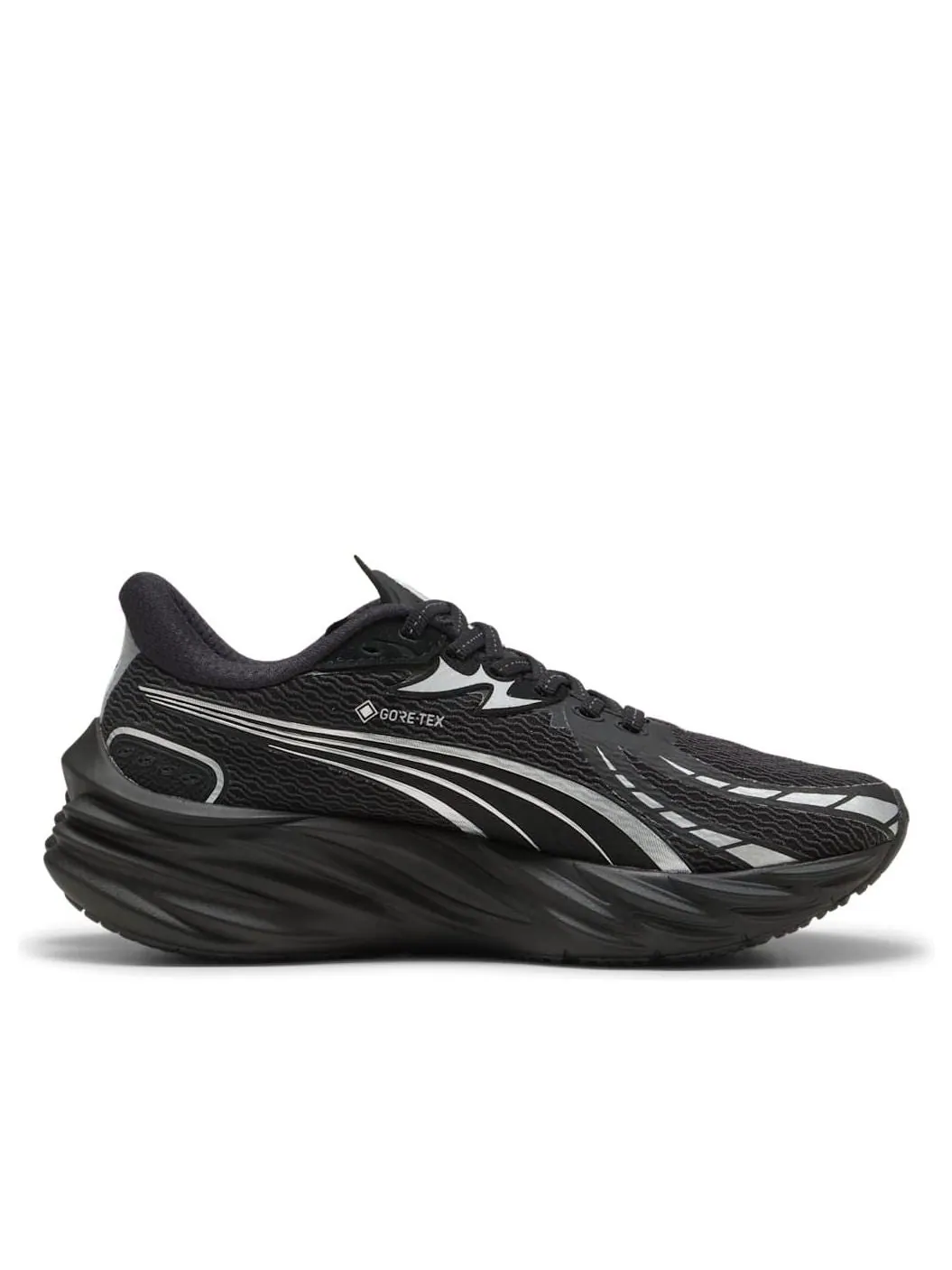 Кроссовки (WMNS) PUMA Velocity Nitro 4 Gore-Tex 'Black Silver' — изображение 6 из 6, черный