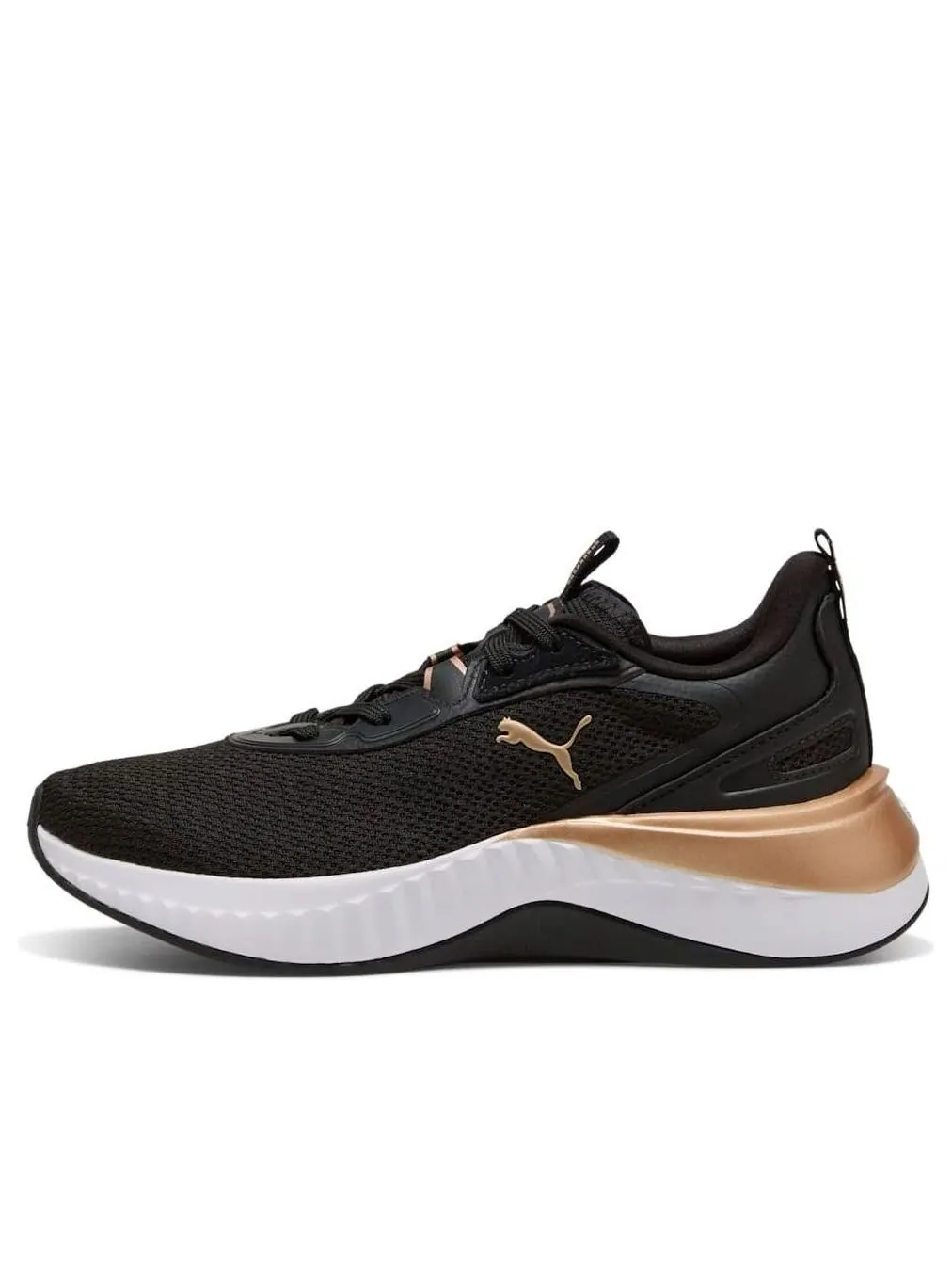 (WMNS) Puma Softride Serra 'Black Gold' — изображение 1 из 6, черный/золотистый