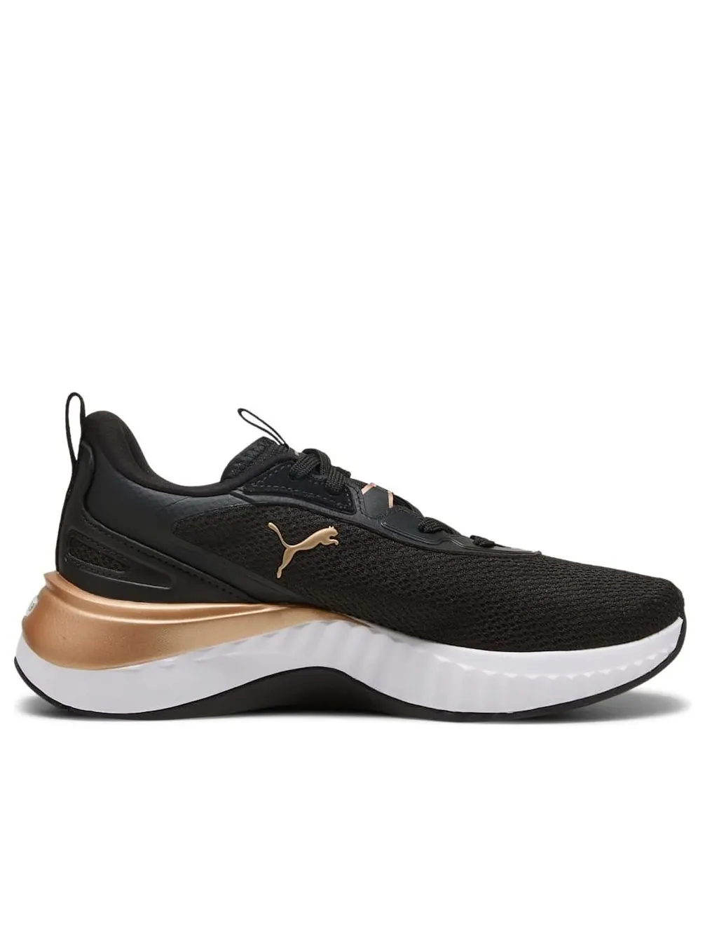 (WMNS) Puma Softride Serra 'Black Gold' — изображение 2 из 6, черный/золотистый