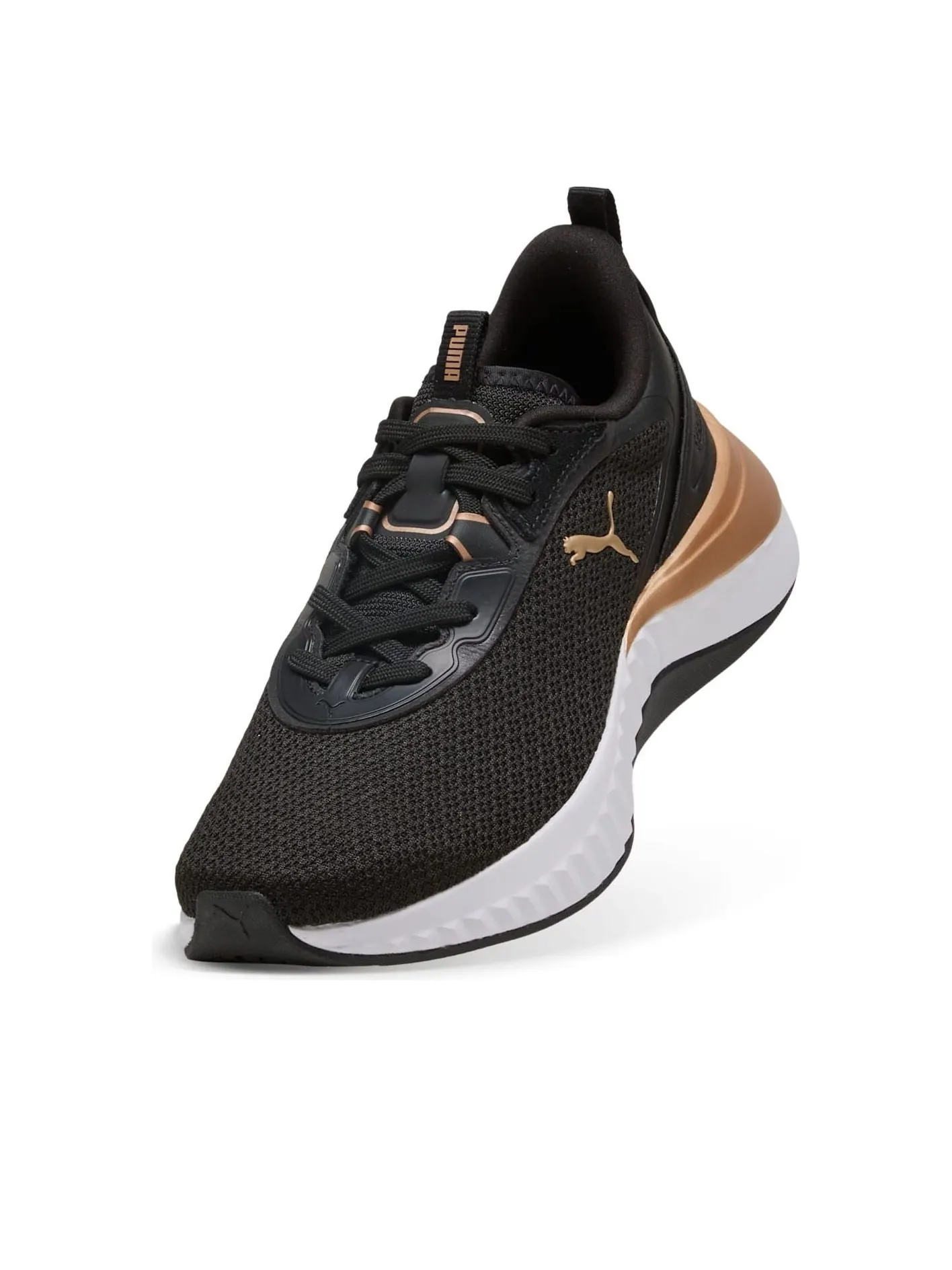 (WMNS) Puma Softride Serra 'Black Gold' — изображение 3 из 6, черный/золотистый