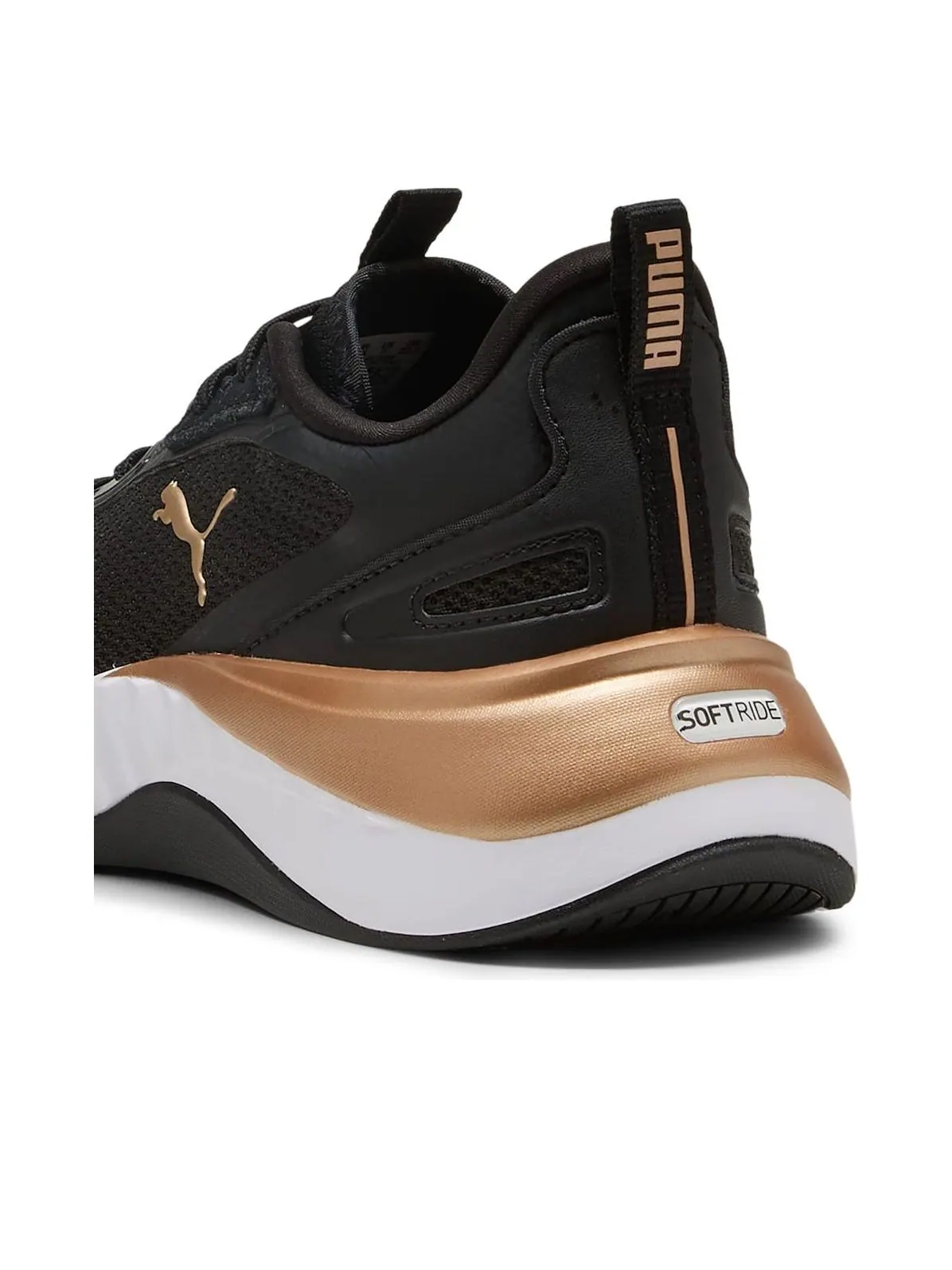 (WMNS) Puma Softride Serra 'Black Gold' — изображение 4 из 6, черный/золотистый