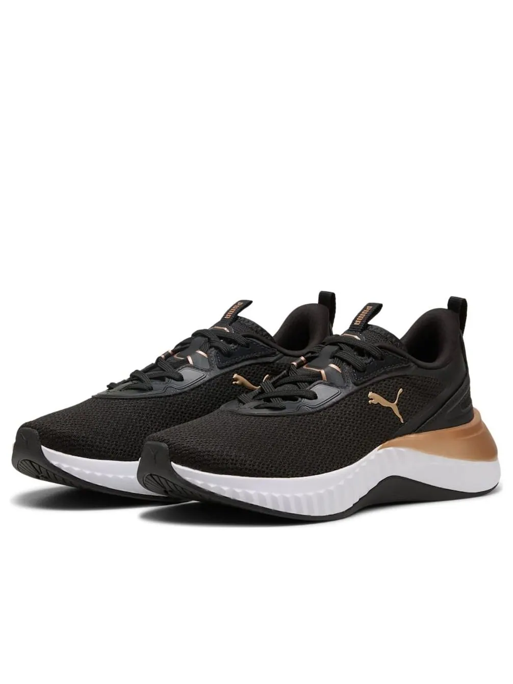 (WMNS) Puma Softride Serra 'Black Gold' — изображение 6 из 6, черный/золотистый
