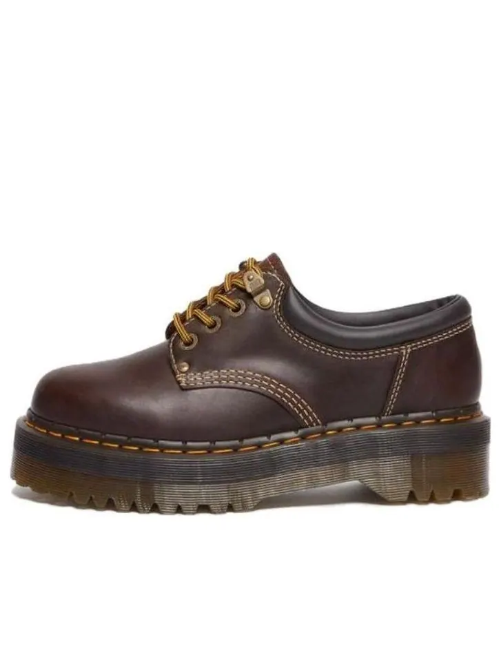 Кроссовки Dr. Martens 8053 Arc Crazy Horse Platform Shoes, кожаные — изображение 1 из 4, коричневый