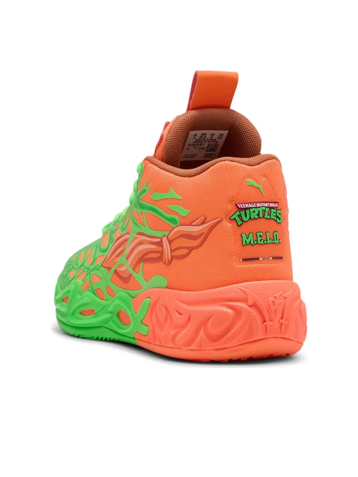 (GS) Puma x Teenage Mutant Ninja Turtles LaMelo Ball MB.04 'Leonardo & Michelangelo' — изображение 4 из 6