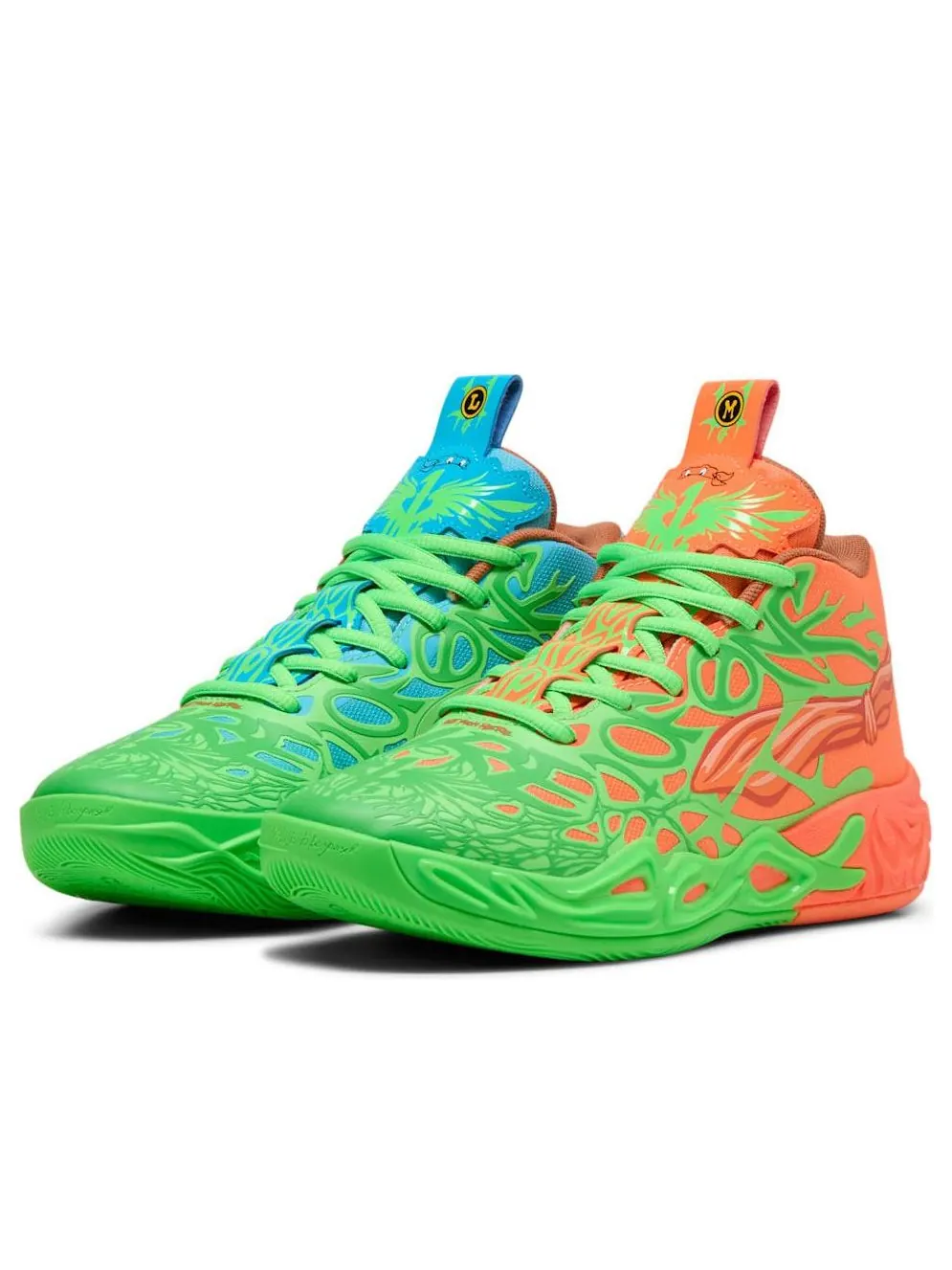 (GS) Puma x Teenage Mutant Ninja Turtles LaMelo Ball MB.04 'Leonardo & Michelangelo' — изображение 6 из 6